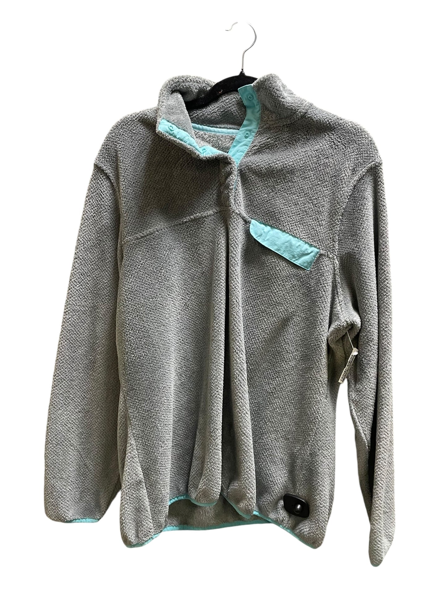 Sweatshirt Collar By Clothes Mentor In Grey, Size: Xl