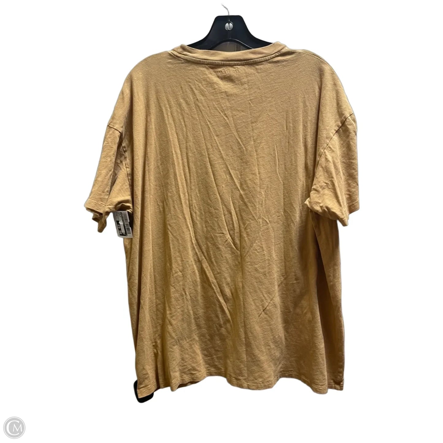 Top Short Sleeve By American Eagle In Brown, Size: M