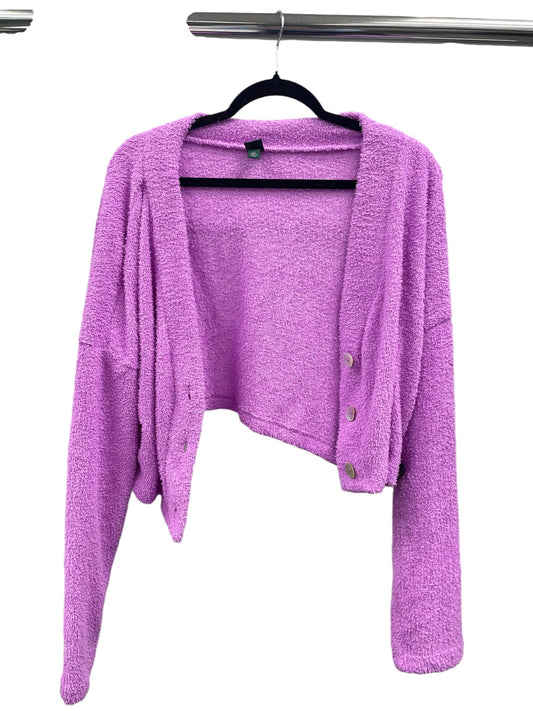 Cardigan By Wild Fable In Purple, Size: 2x