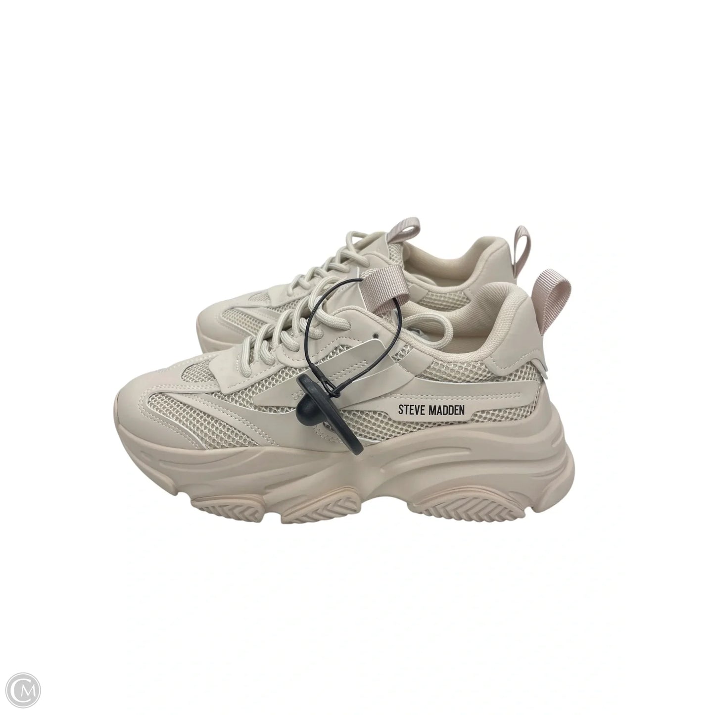 Shoes Sneakers By Steve Madden In Cream, Size: 8