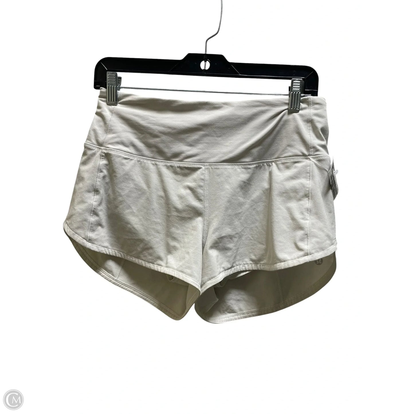 Athletic Shorts By Lululemon In Cream, Size: 6