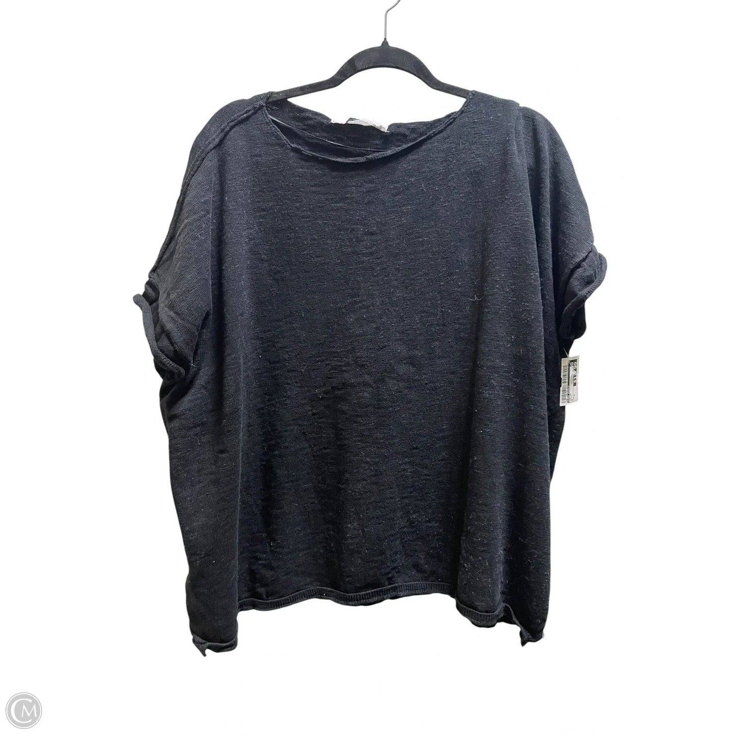 Top Short Sleeve By Free People In Black, Size: S