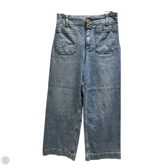 Jeans Straight By Maeve In Blue Denim, Size: 4