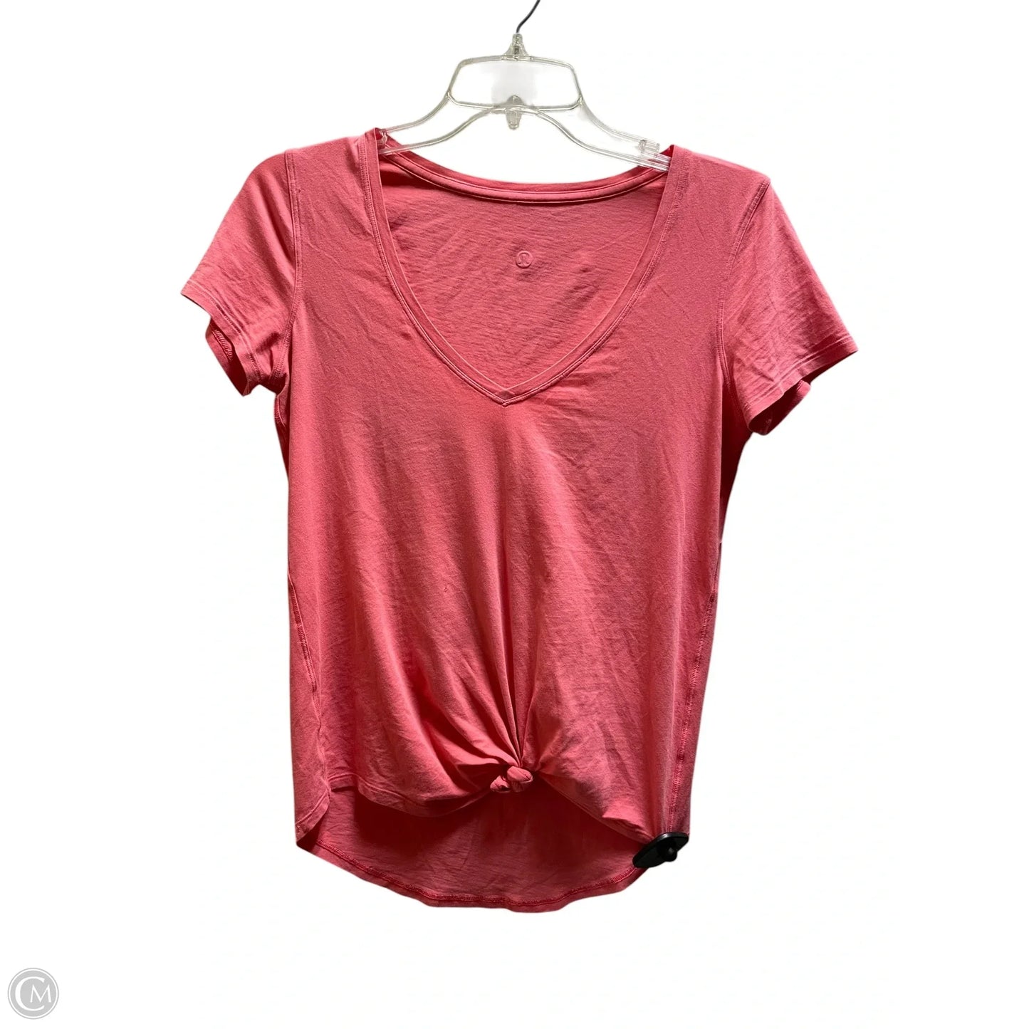 Top Short Sleeve By Lululemon In Pink, Size: S