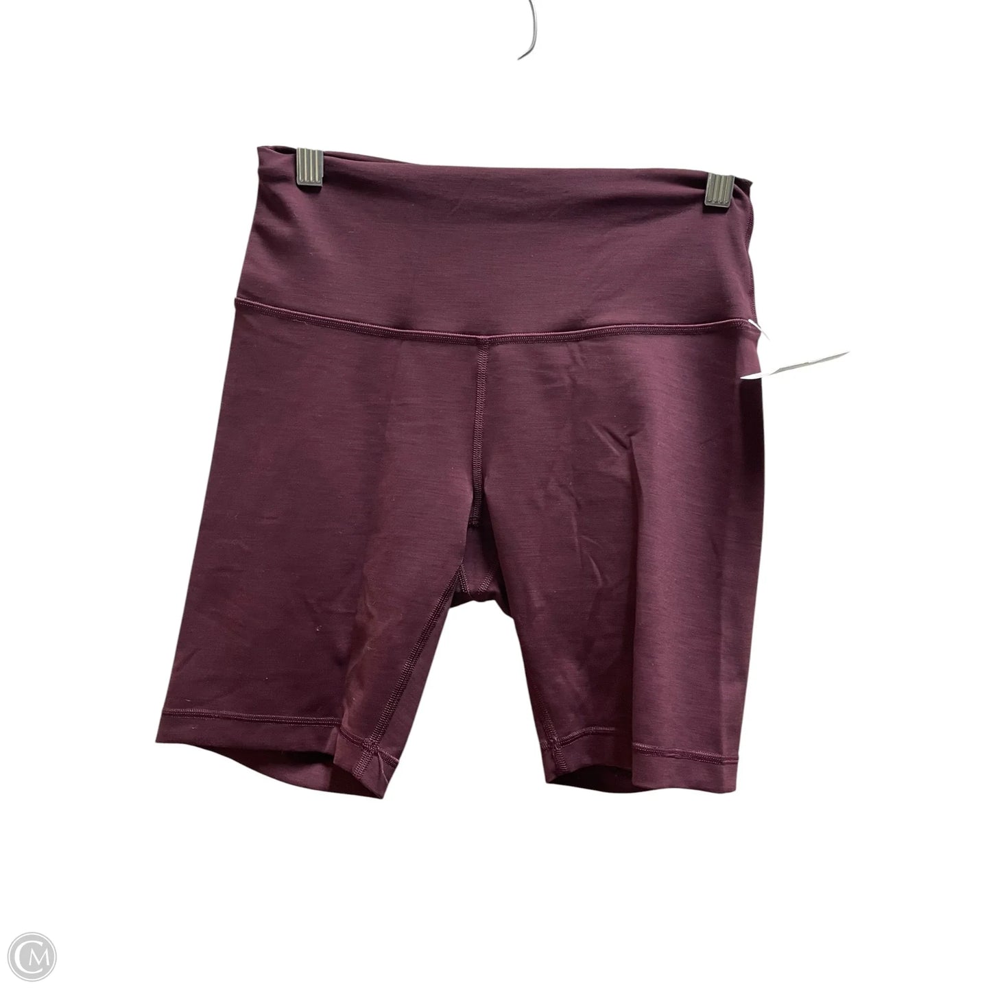 Athletic Shorts By Lululemon In Maroon, Size: 8