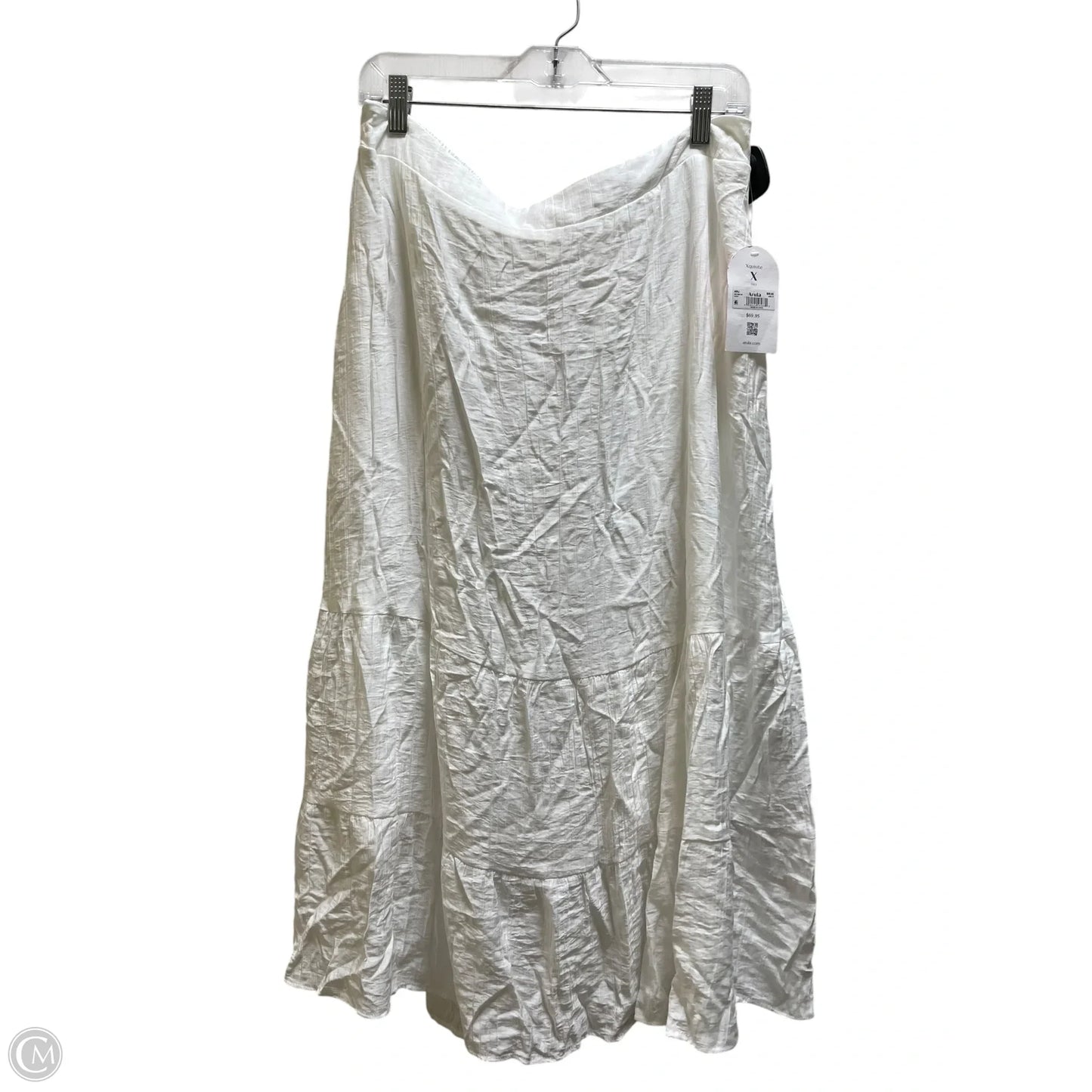 Skirt Maxi By Arula In White, Size: Xl
