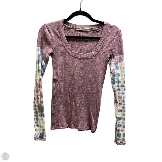 Top Long Sleeve By We The Free In Purple, Size: Xs
