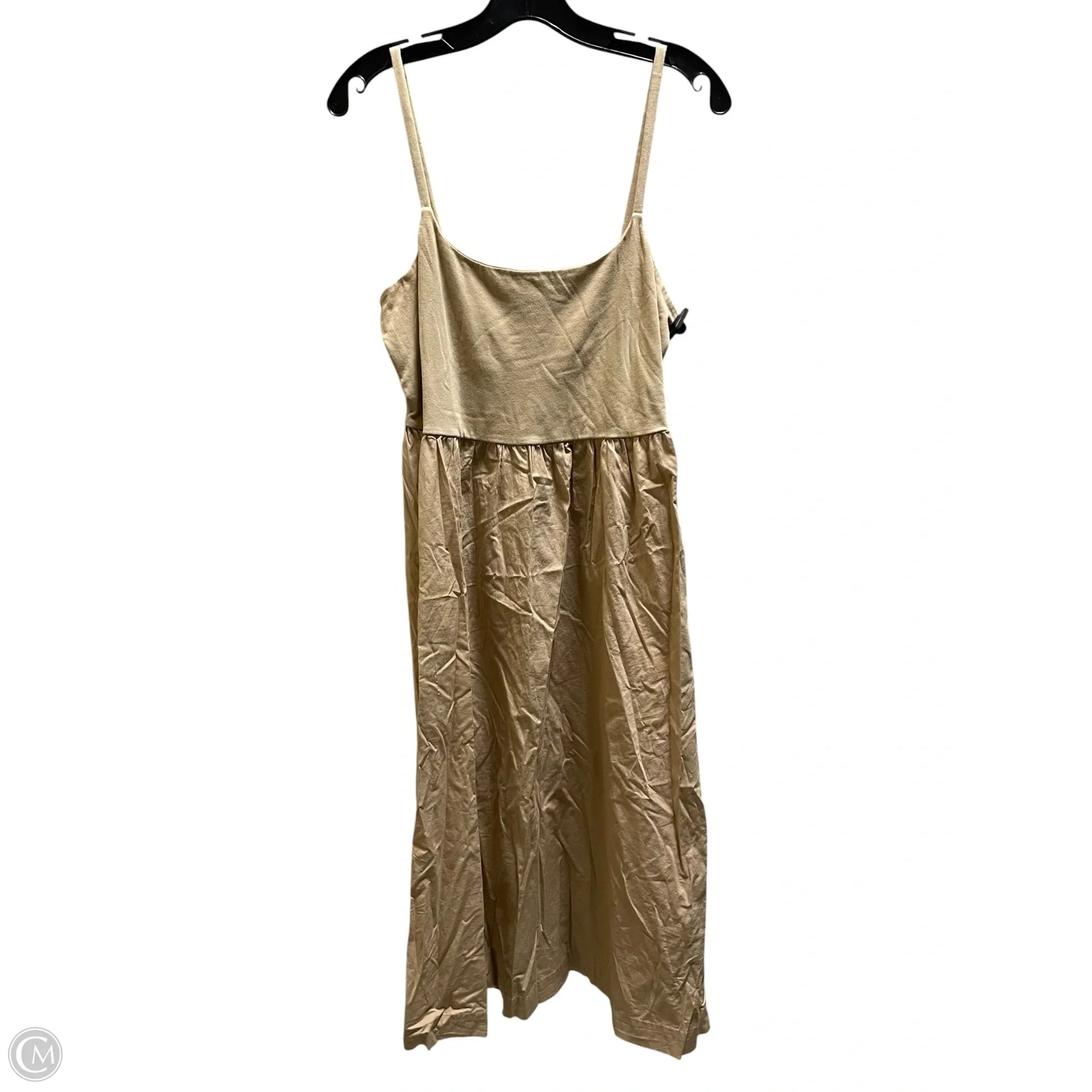 Dress Casual Midi By Old Navy In Brown, Size: L