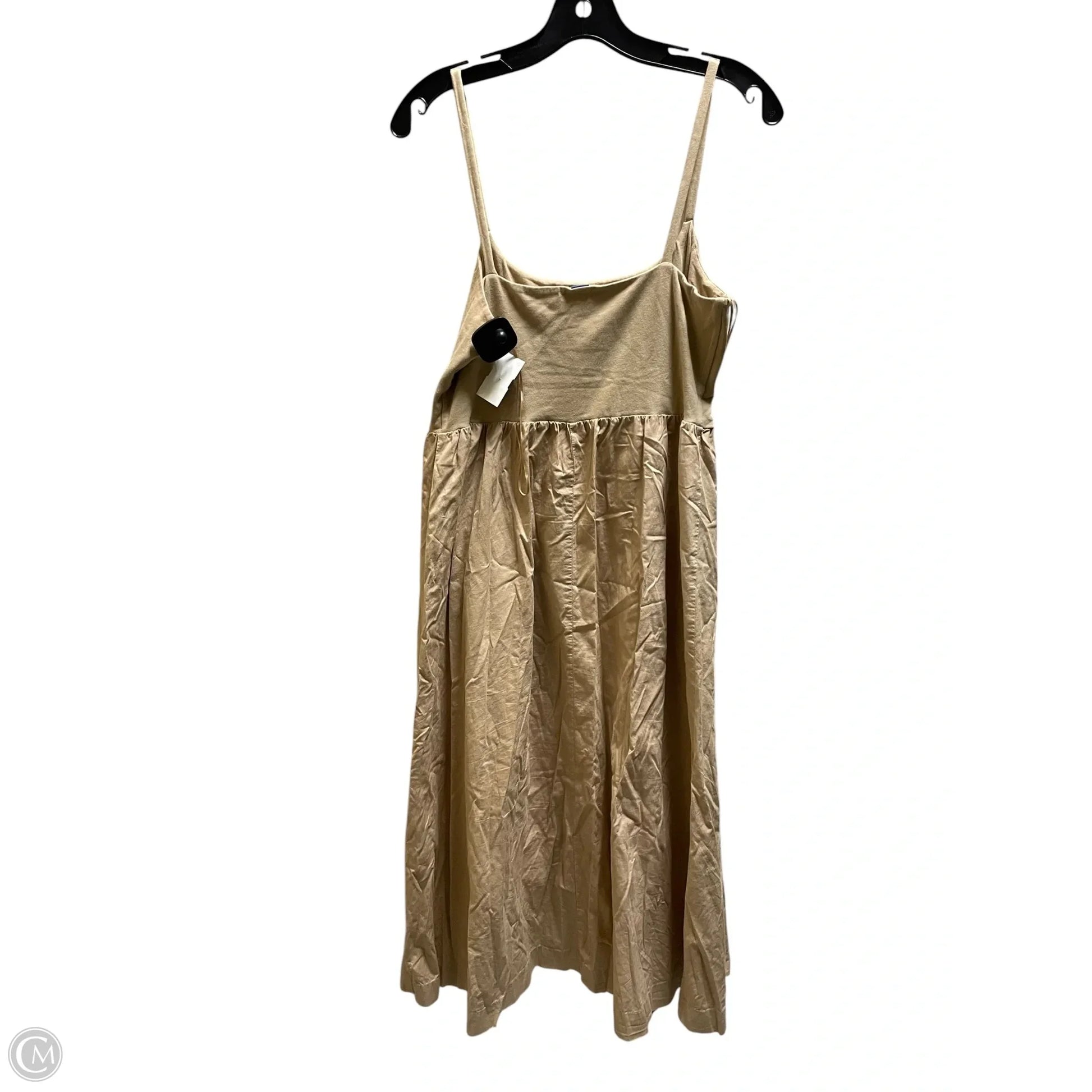 old navy brown dress Casual Maxi By In Brown, Size:2X shirred v Women's Brown Dresses & Jumpsuits