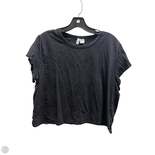 Top Short Sleeve By Divided In Black, Size: 2x