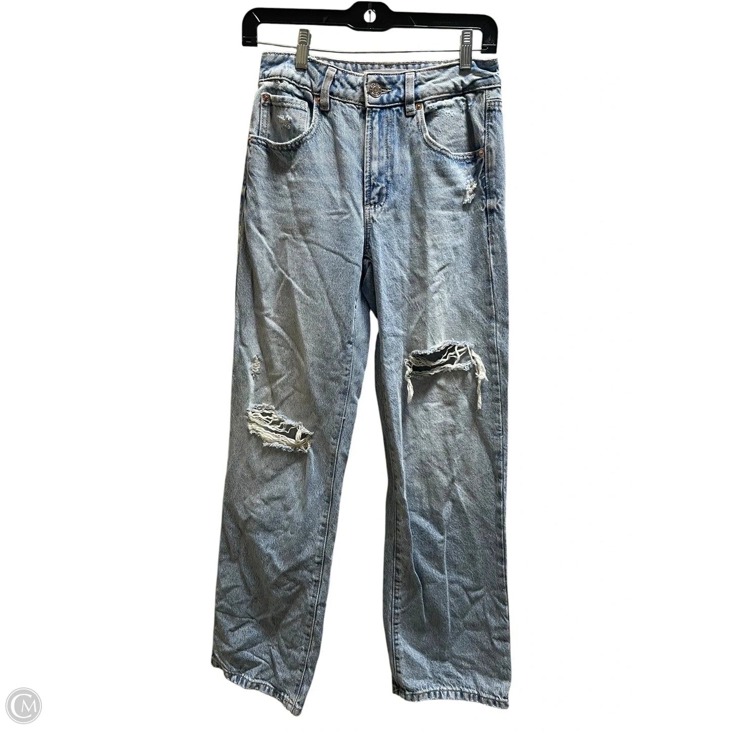 Jeans Straight By Garage In Blue Denim, Size: 0
