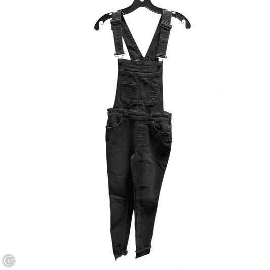 Overalls By Free People In Black Denim, Size: Xs