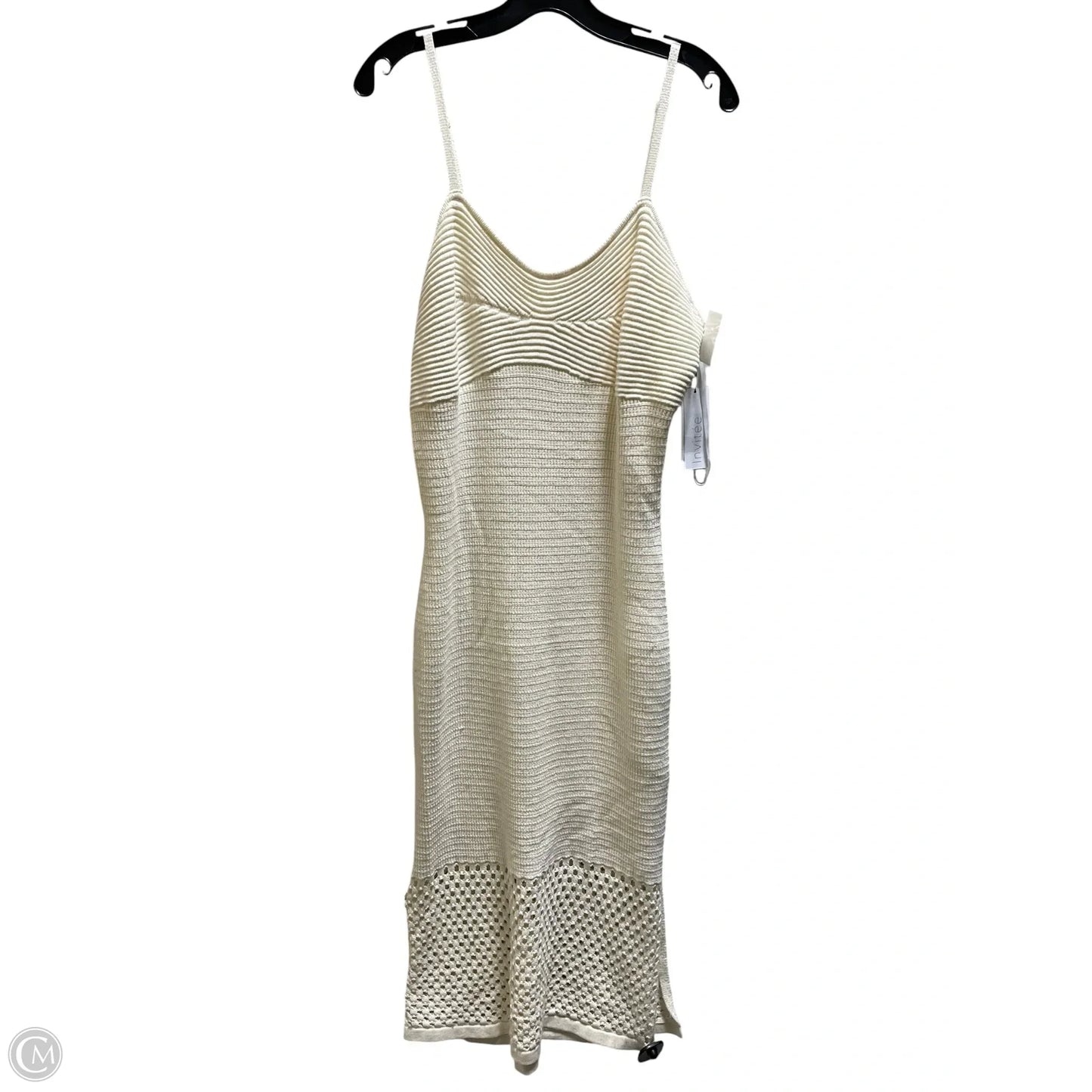 Dress Casual Maxi By Clothes Mentor In Cream, Size: 2x