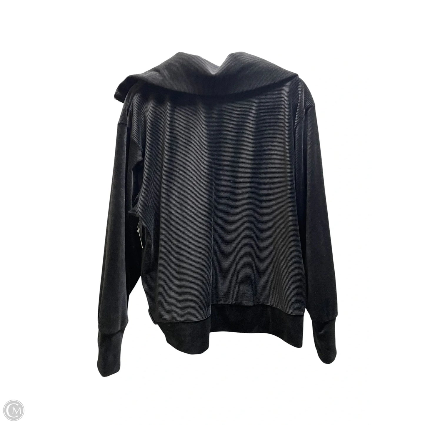 Sweatshirt Designer By Halston In Black, Size: L