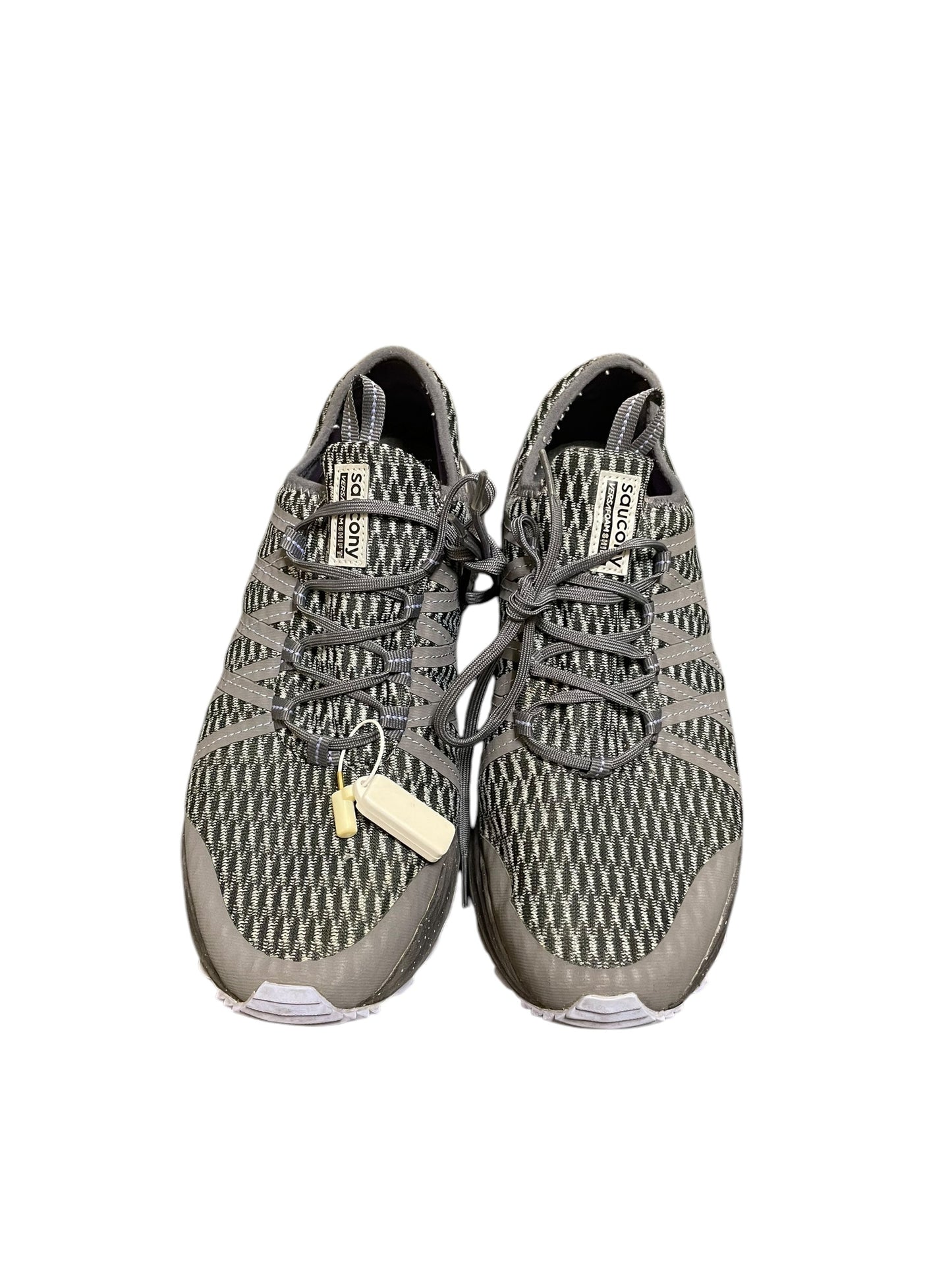 Shoes Athletic By Sacouny In Grey, Size: 10