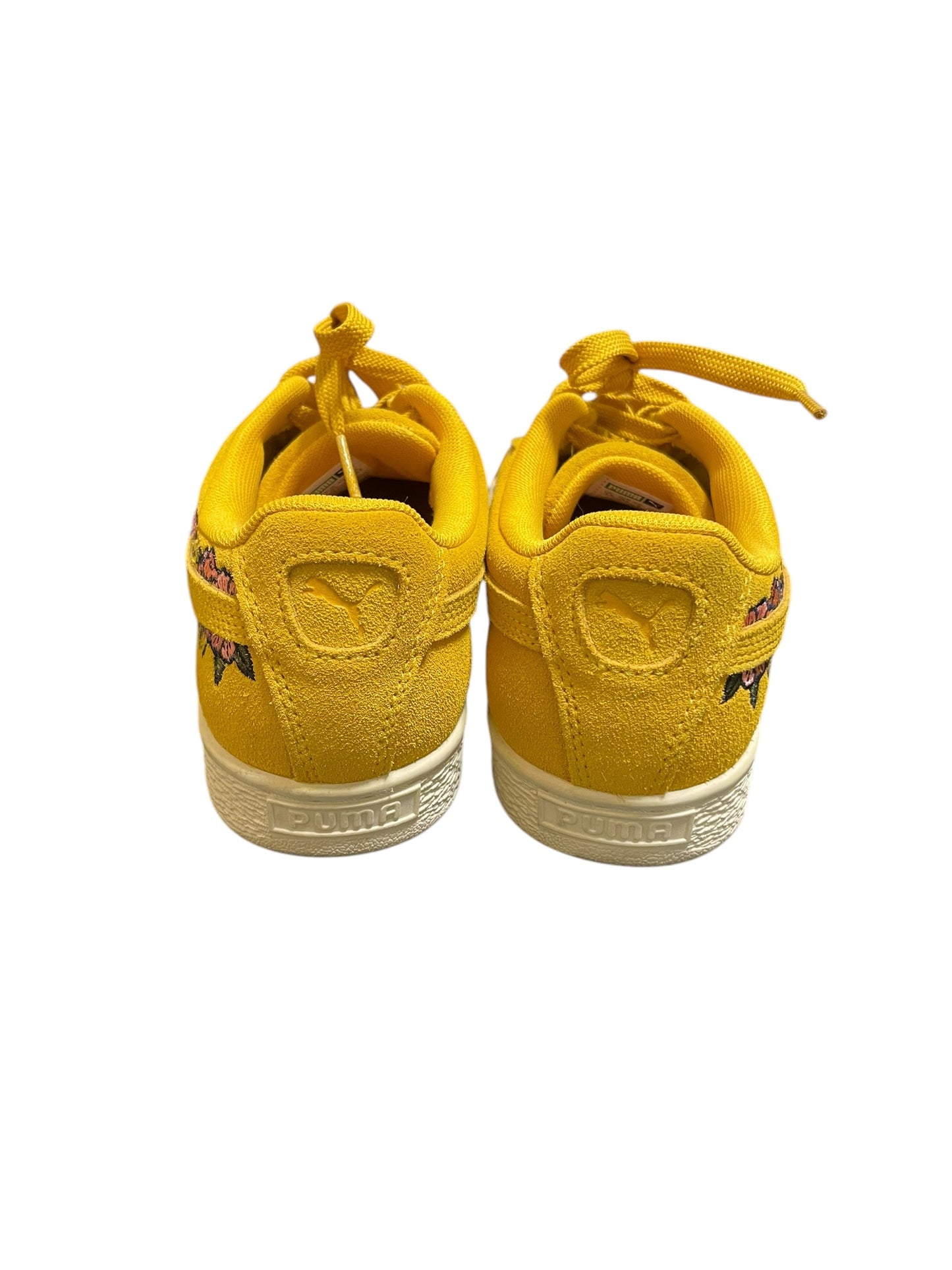 Shoes Sneakers By Puma In Yellow, Size: 8