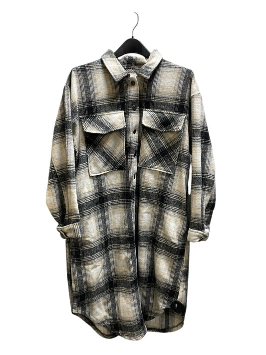 Coat Other By Clothes Mentor In Plaid Pattern, Size: M