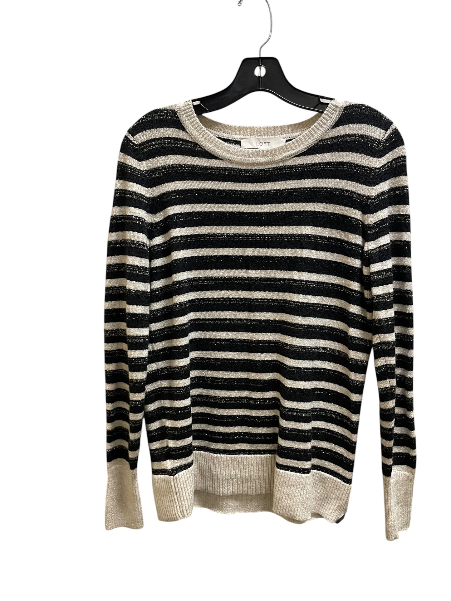 Sweater By Loft In Striped Pattern, Size: S