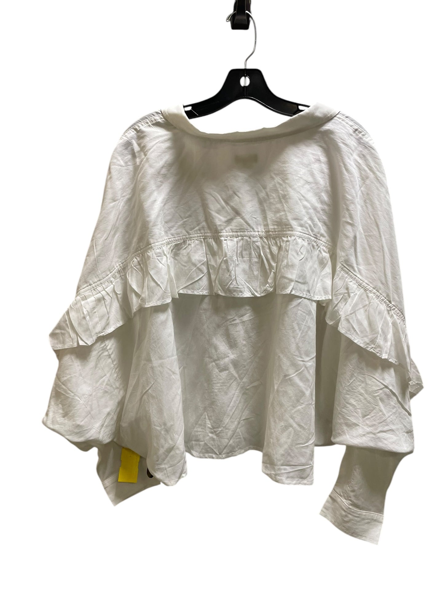 Top Long Sleeve By Pilcro In White, Size: 1x