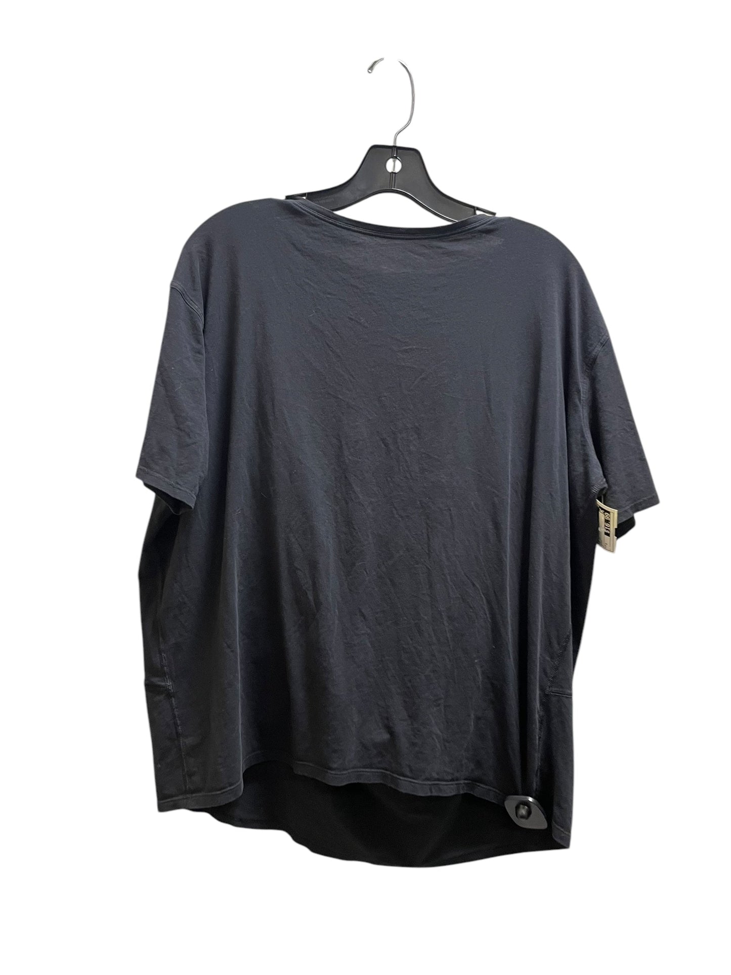 Top Short Sleeve By Lululemon In Black, Size: S