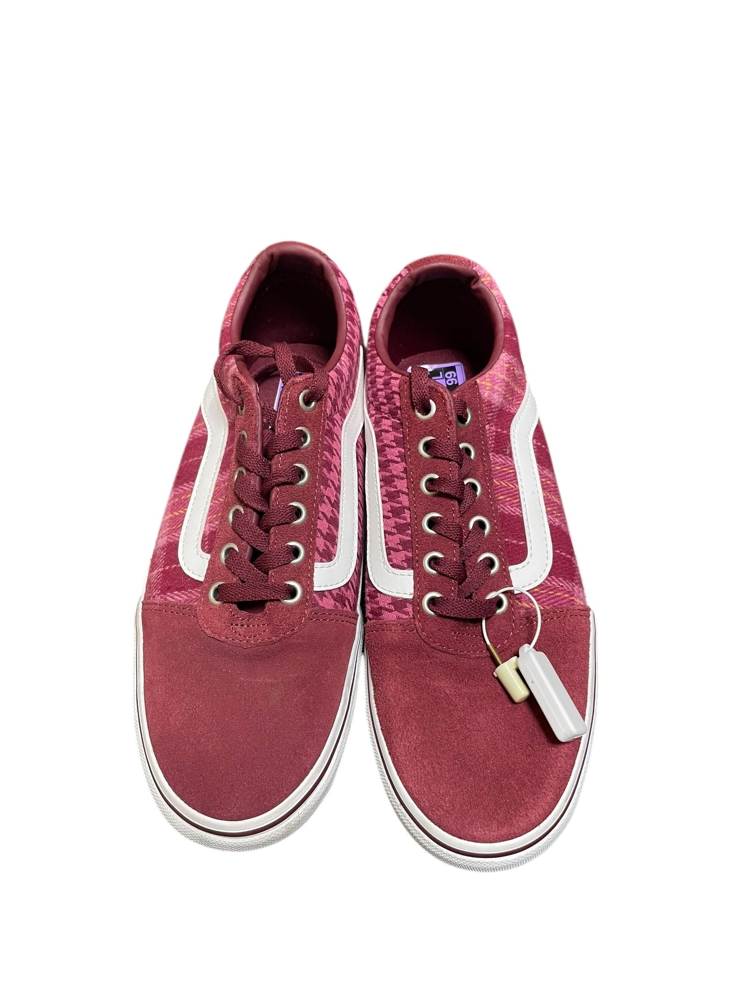 Shoes Sneakers By Vans In Red, Size: 9.5