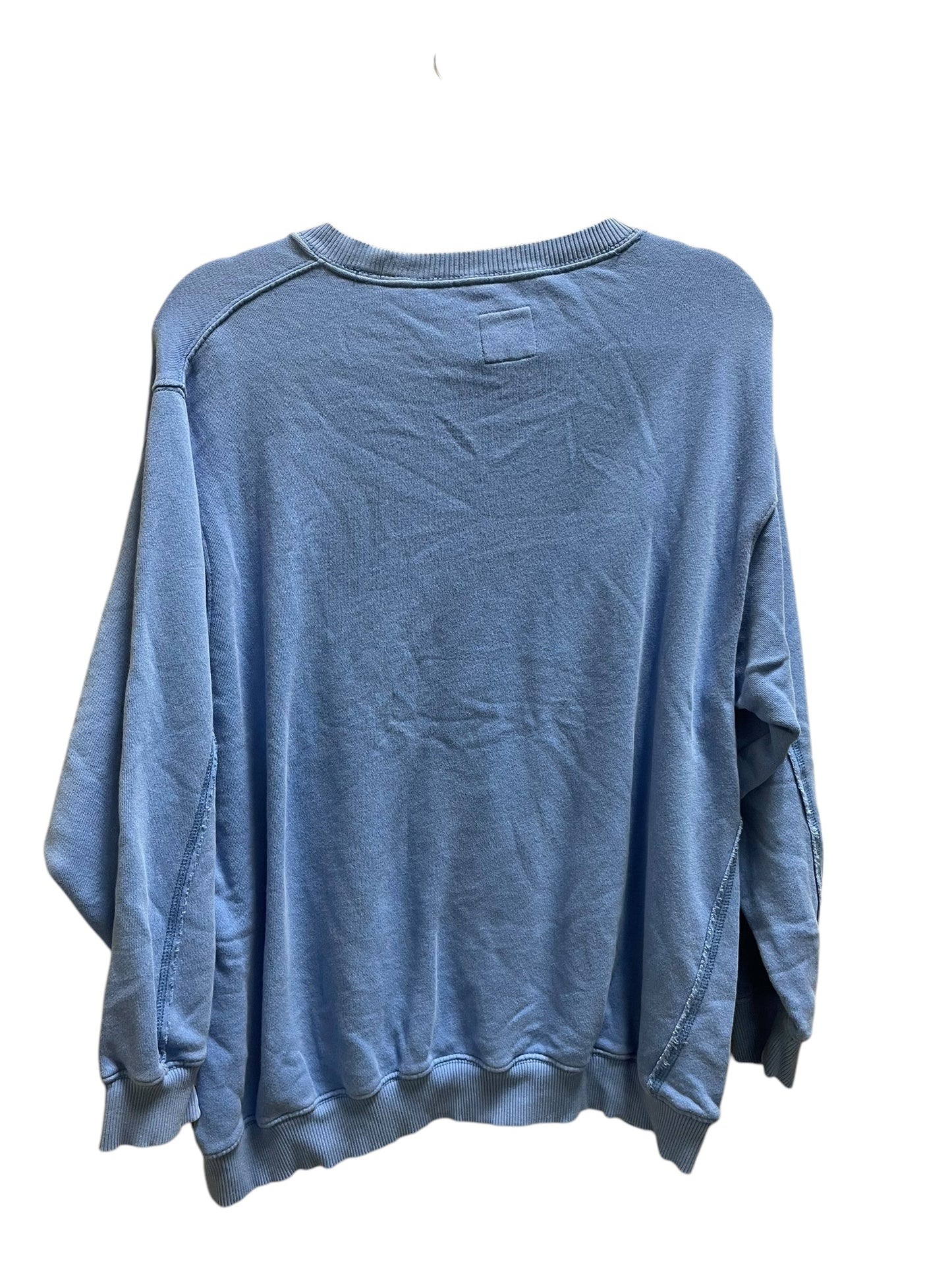 Sweatshirt Crewneck By Aerie In Blue, Size: M