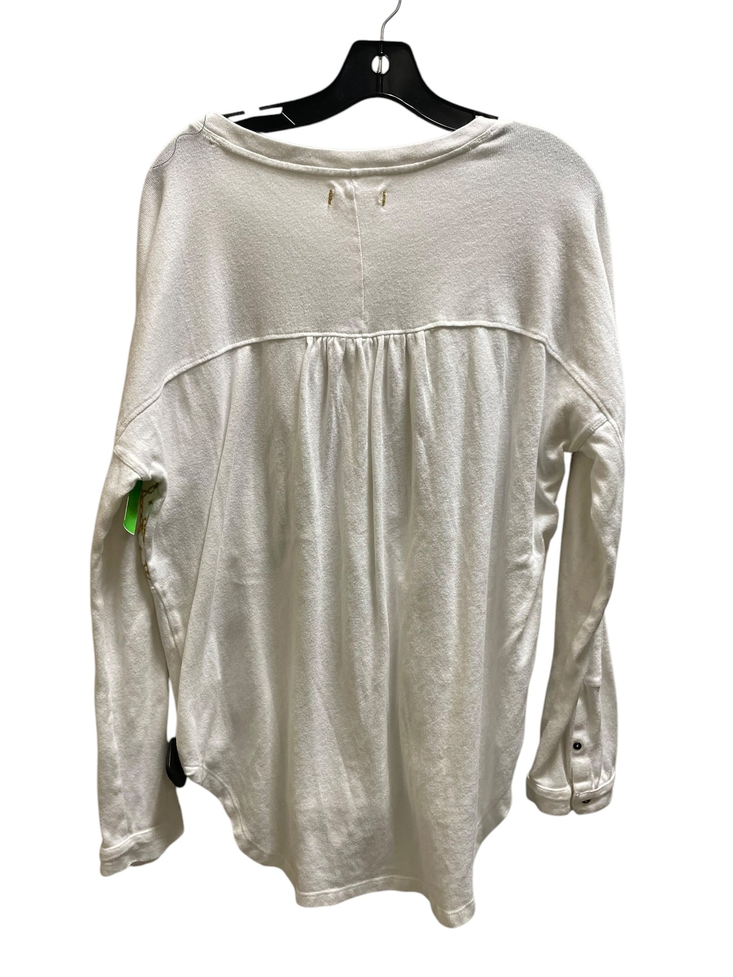 Top Long Sleeve By We The Free In White, Size: S