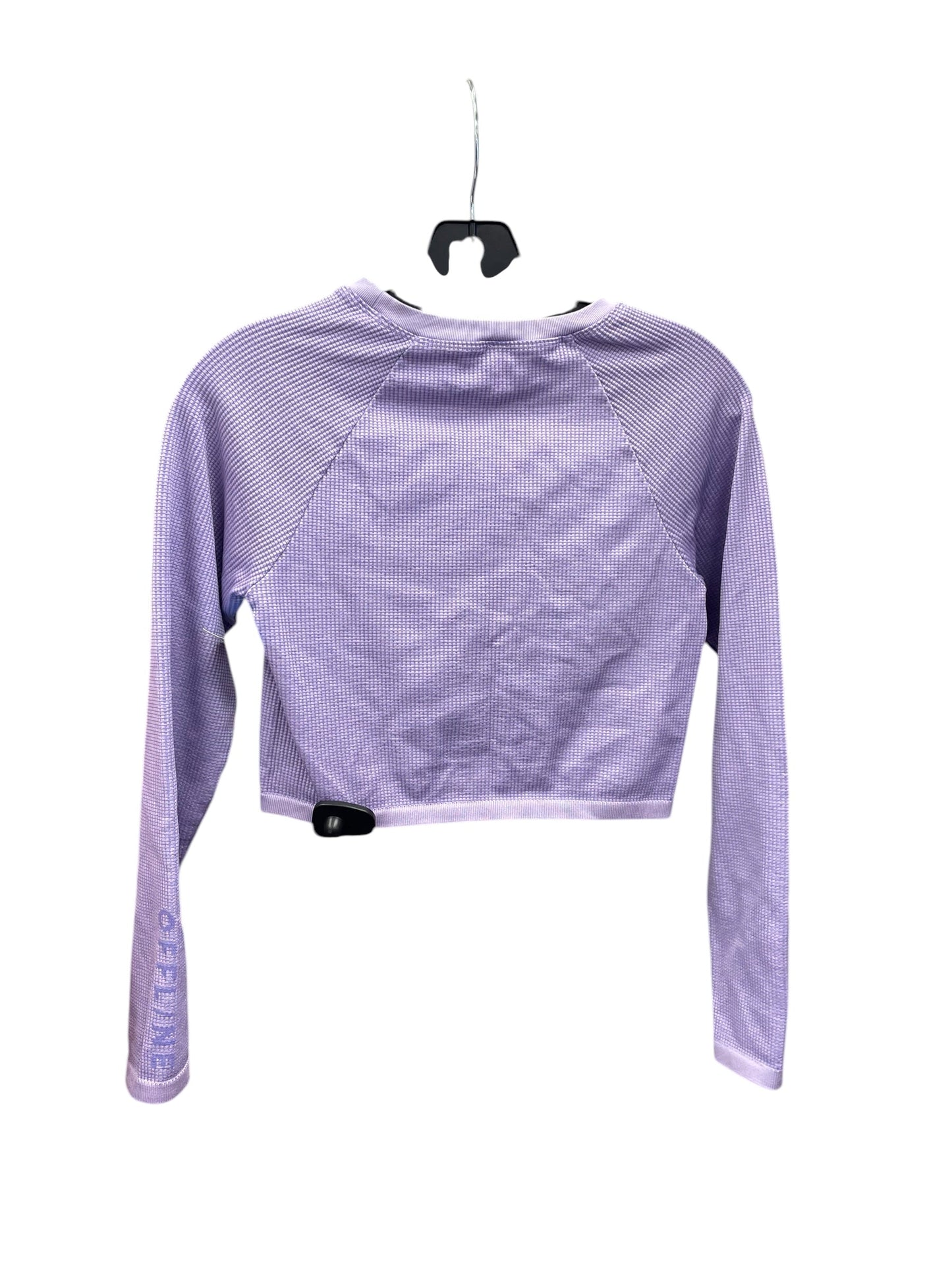 Athletic Top Long Sleeve Collar By Aeropostale In Purple, Size: L