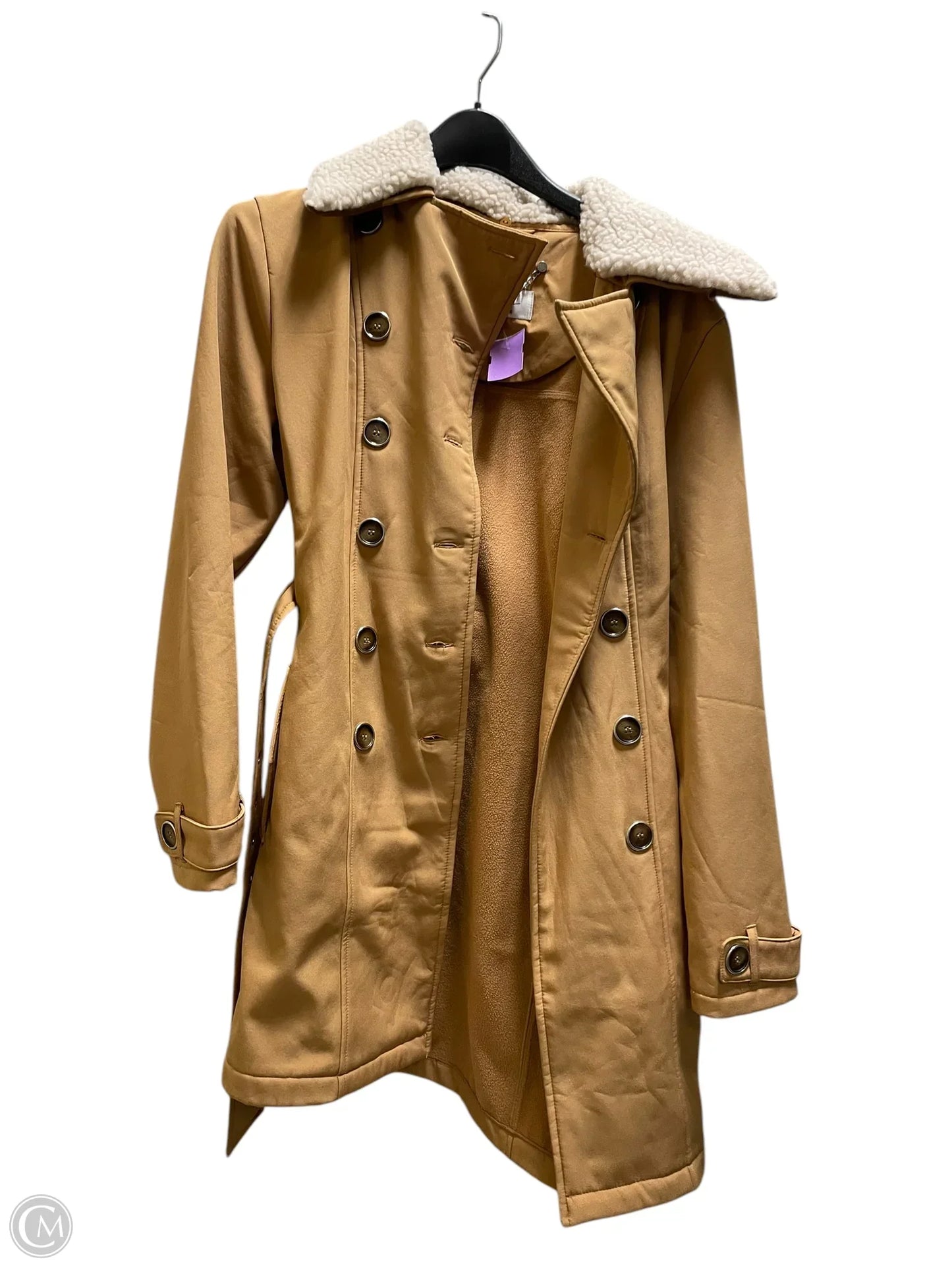 Coat Other By Nicole Miller In Tan, Size: M