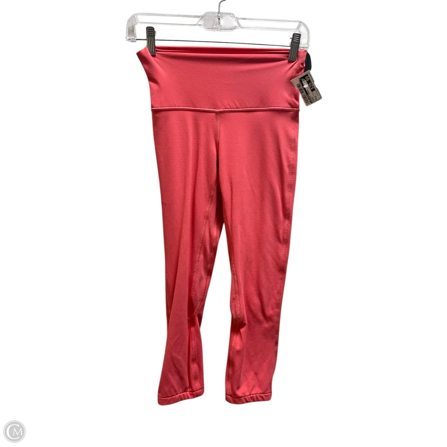 Athletic Capris By Lululemon In Orange, Size: 4