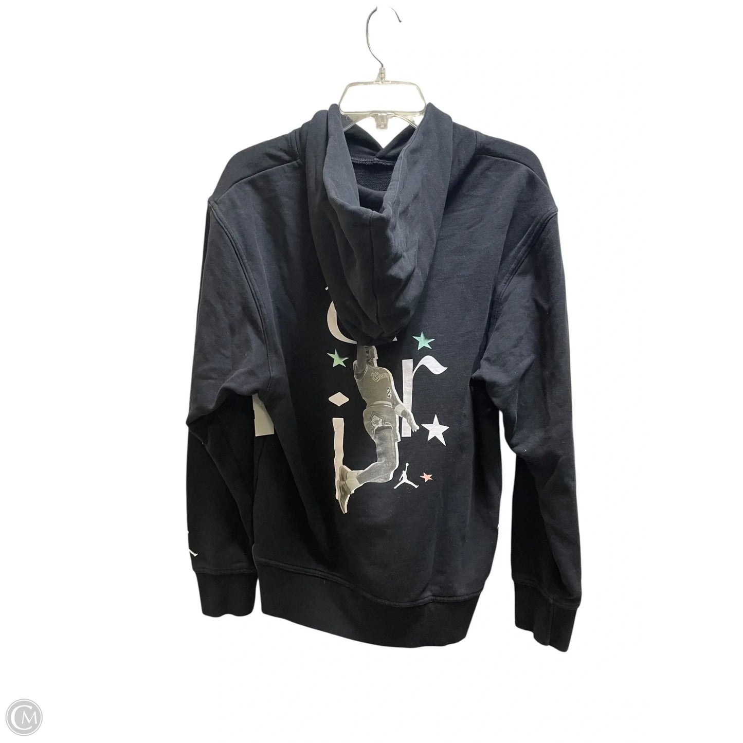 Sweatshirt Luxury Designer By Jordan In Black, Size: S