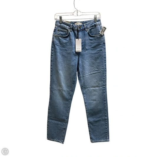 Jeans Straight By Reiss In Blue Denim, Size: 4