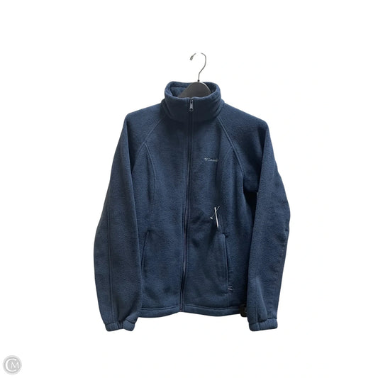 Jacket Fleece By Columbia In Navy, Size: L