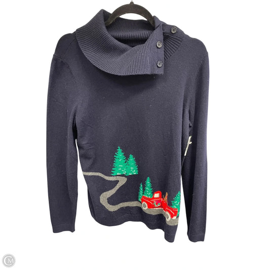 Sweater By Talbots In Navy, Size: M