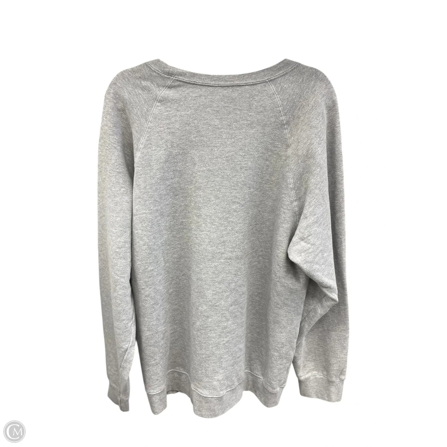 Sweatshirt Crewneck By Retro In Grey, Size: 2x