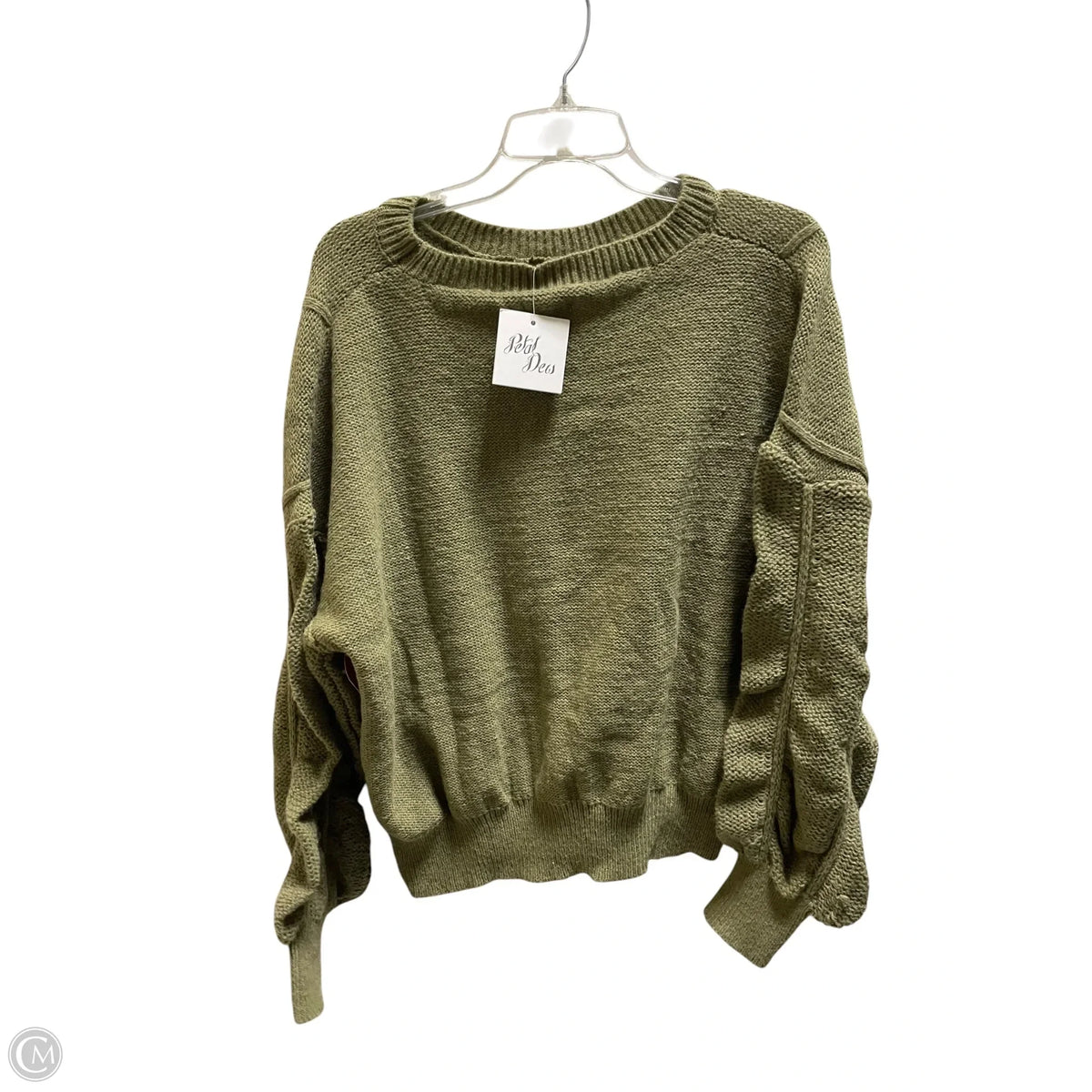 Sweater By Clothes Mentor In Green, Size: M