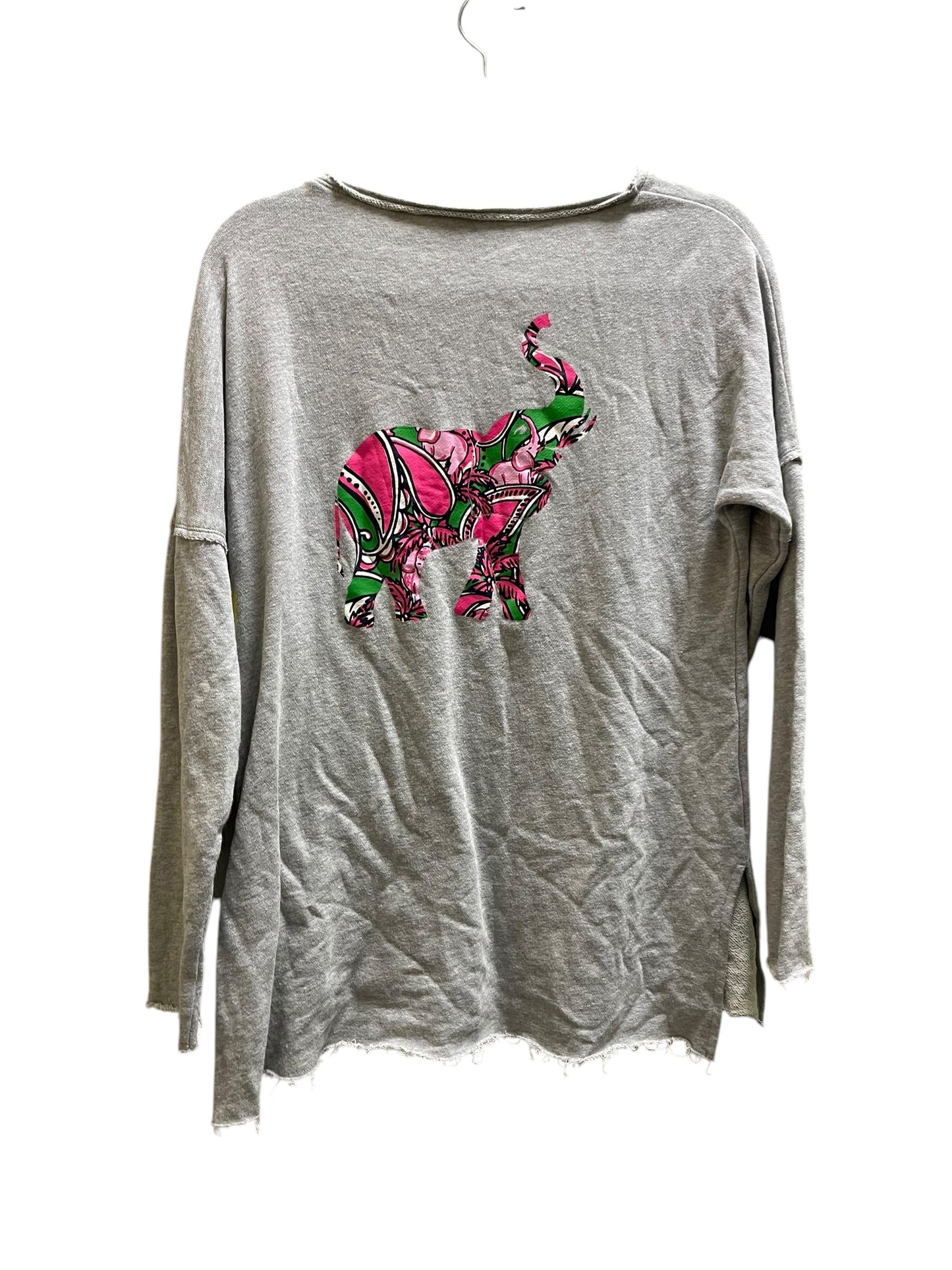 Sweatshirt Crewneck By Crown And Ivy In Grey, Size: M