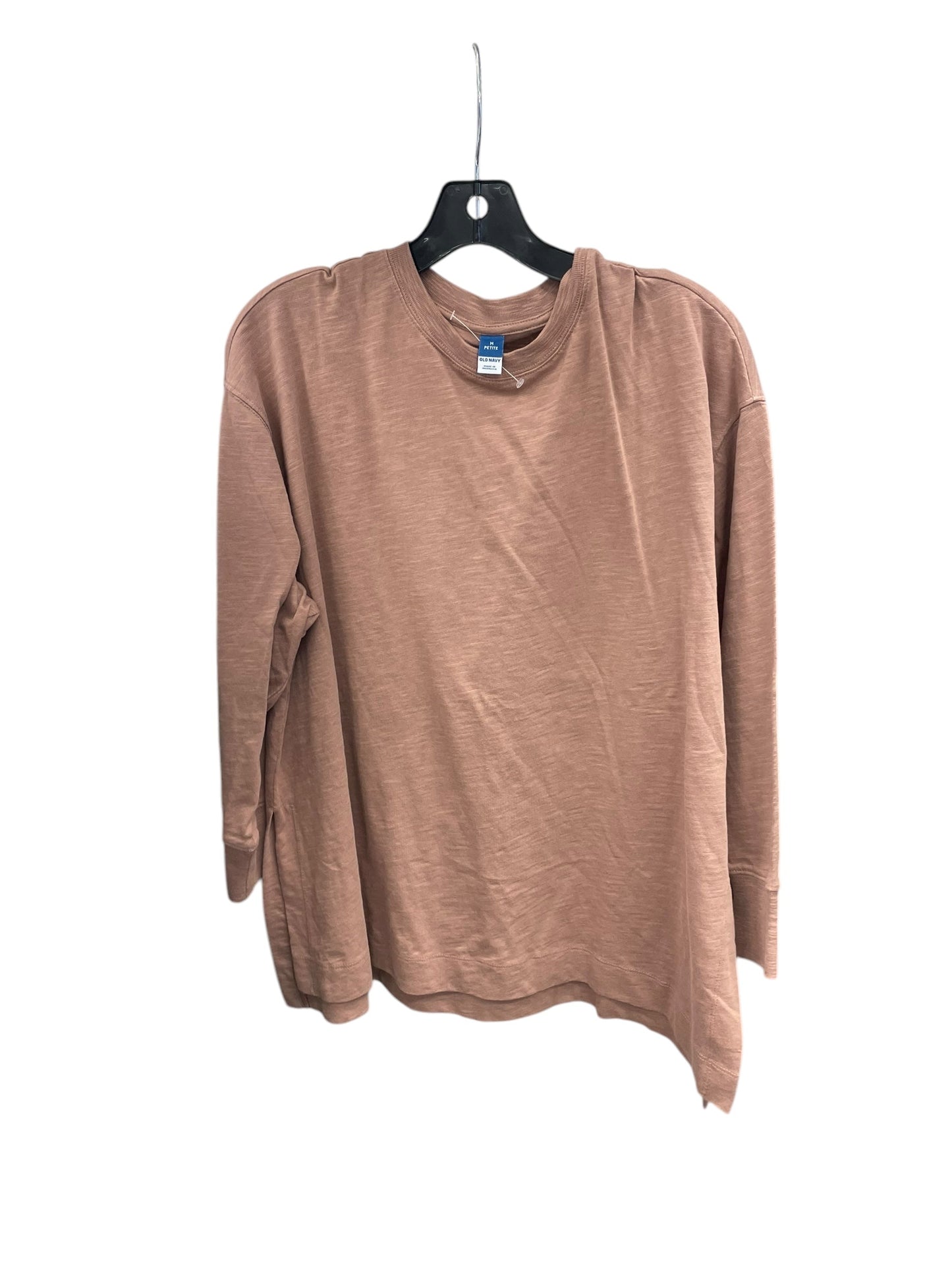 Top Long Sleeve By Old Navy In Brown, Size: M