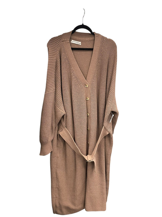 Dress Sweater By Anthropologie In Brown, Size: 3x