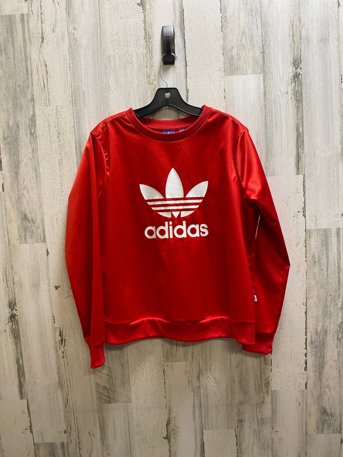 Athletic Top Long Sleeve Crewneck By Adidas  Size: M