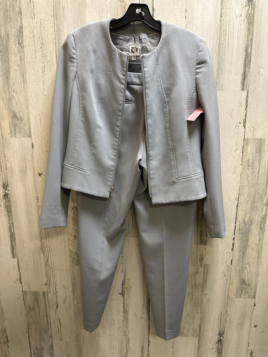Grey Pants Suit 2pc Anne Klein, Size 8