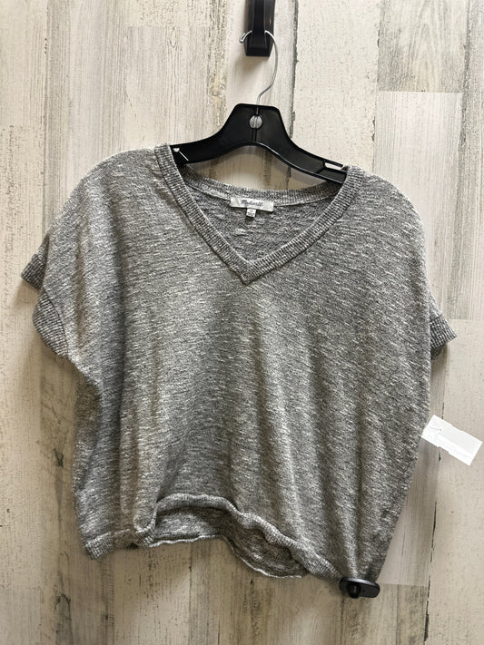 Grey Top Short Sleeve Madewell, Size Xs