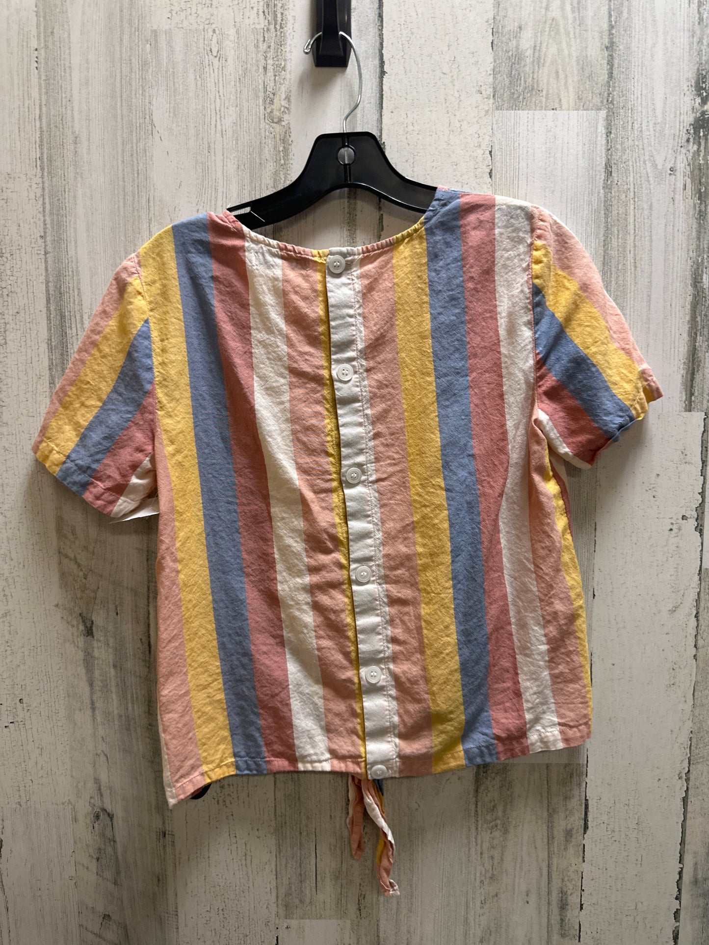 Pink Top Short Sleeve Madewell, Size Xs