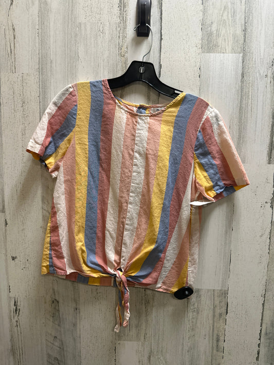 Pink Top Short Sleeve Madewell, Size Xs