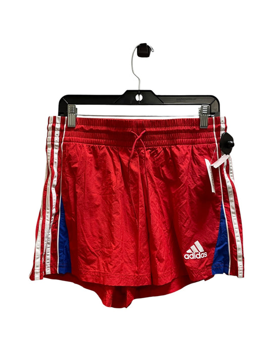 Athletic Shorts By Adidas In Red, Size: M