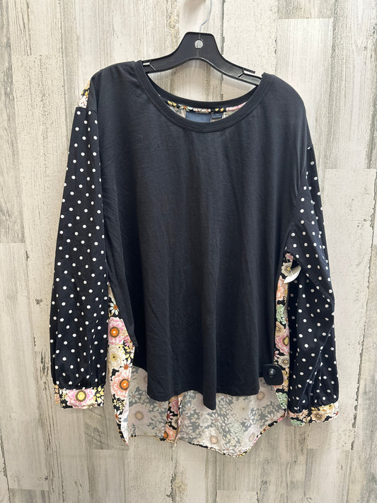 Multi-colored Top Long Sleeve Anthropologie, Size L