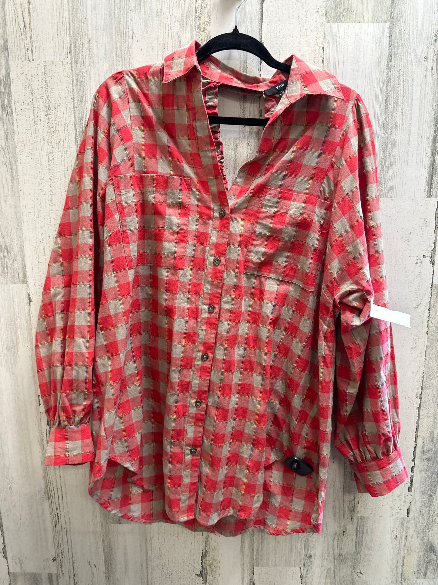 Red Top Long Sleeve Fate, Size M
