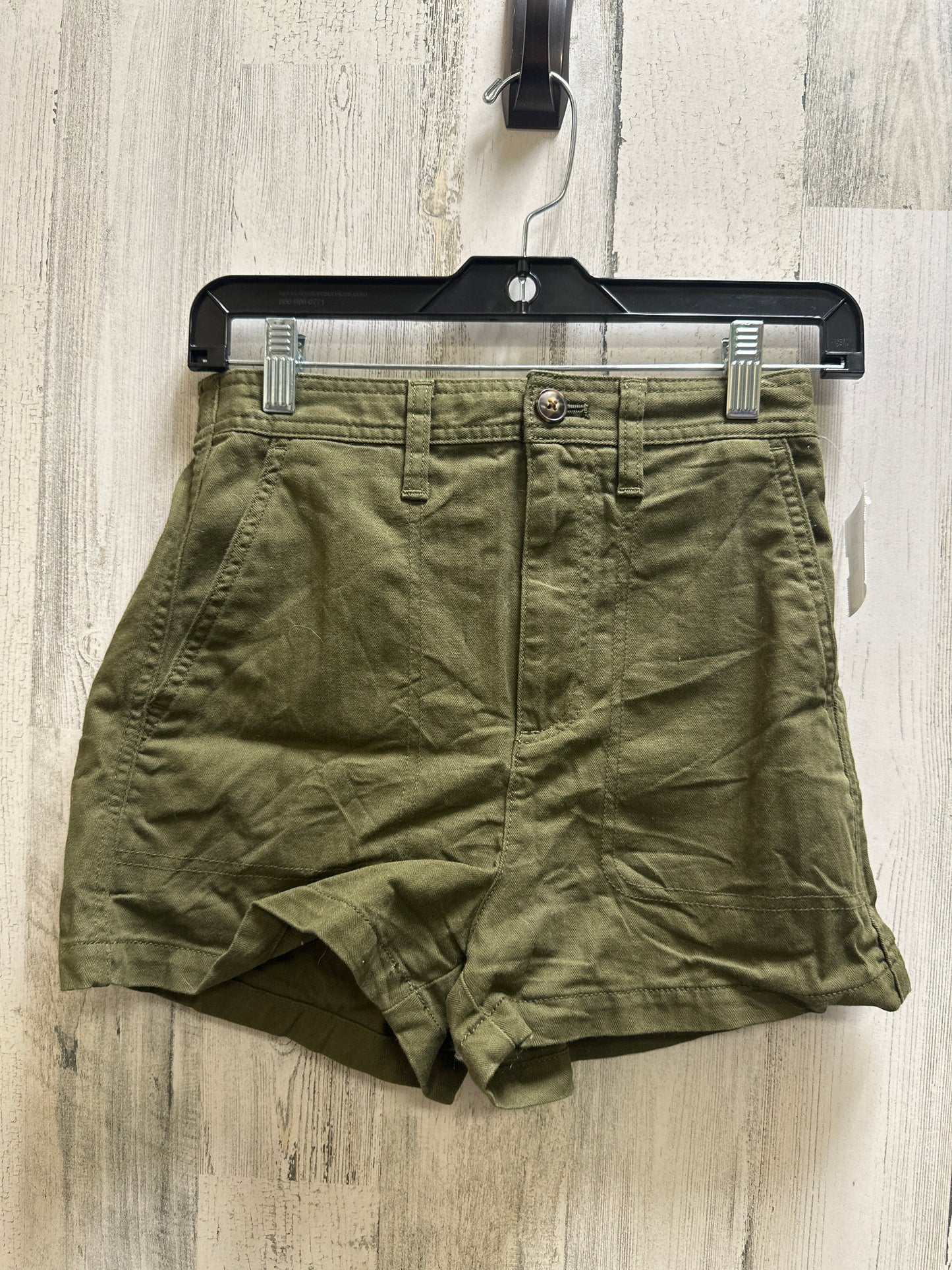 Green Shorts Madewell, Size Xxs