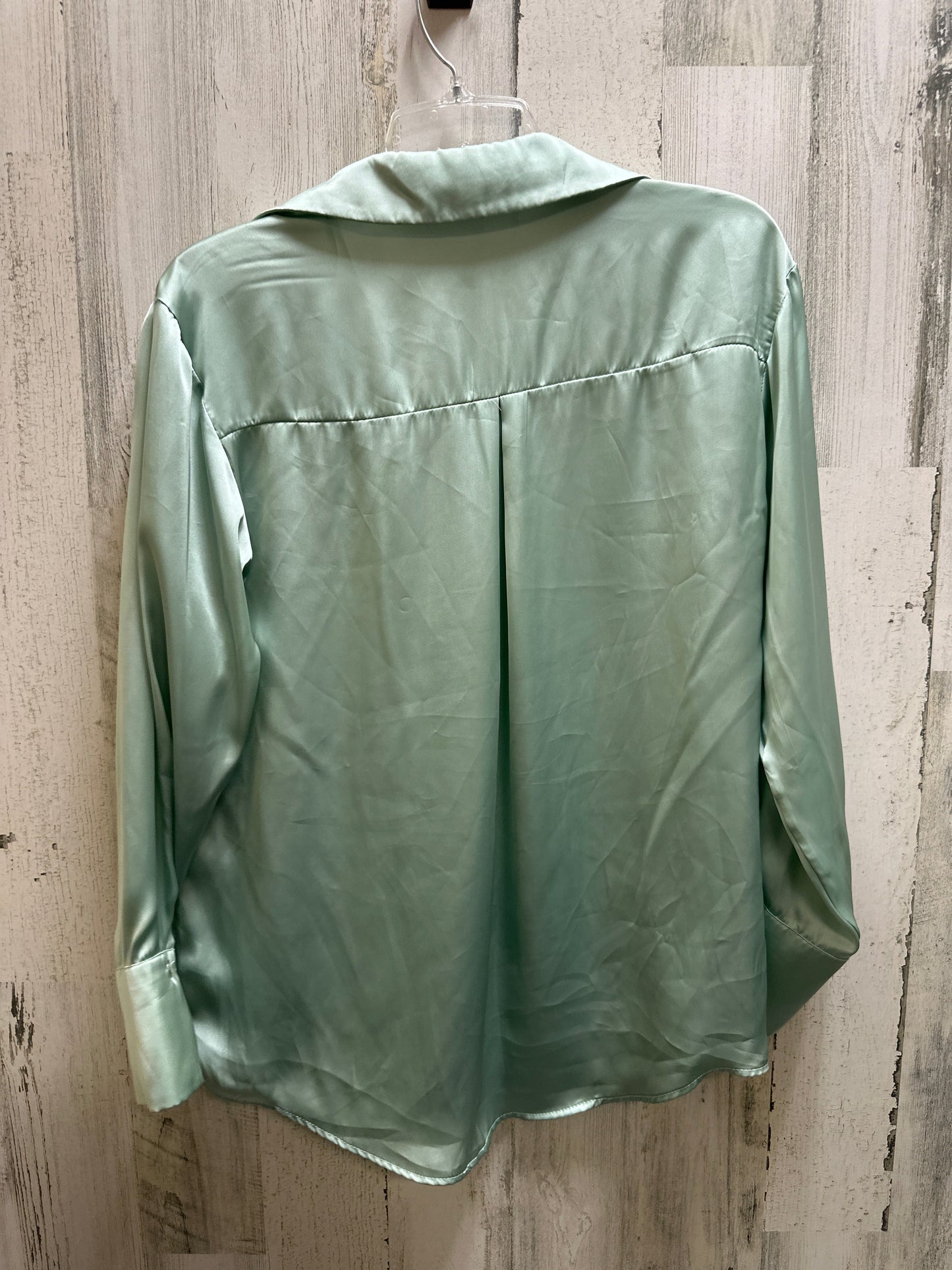 Green Top Long Sleeve Zara, Size Xs