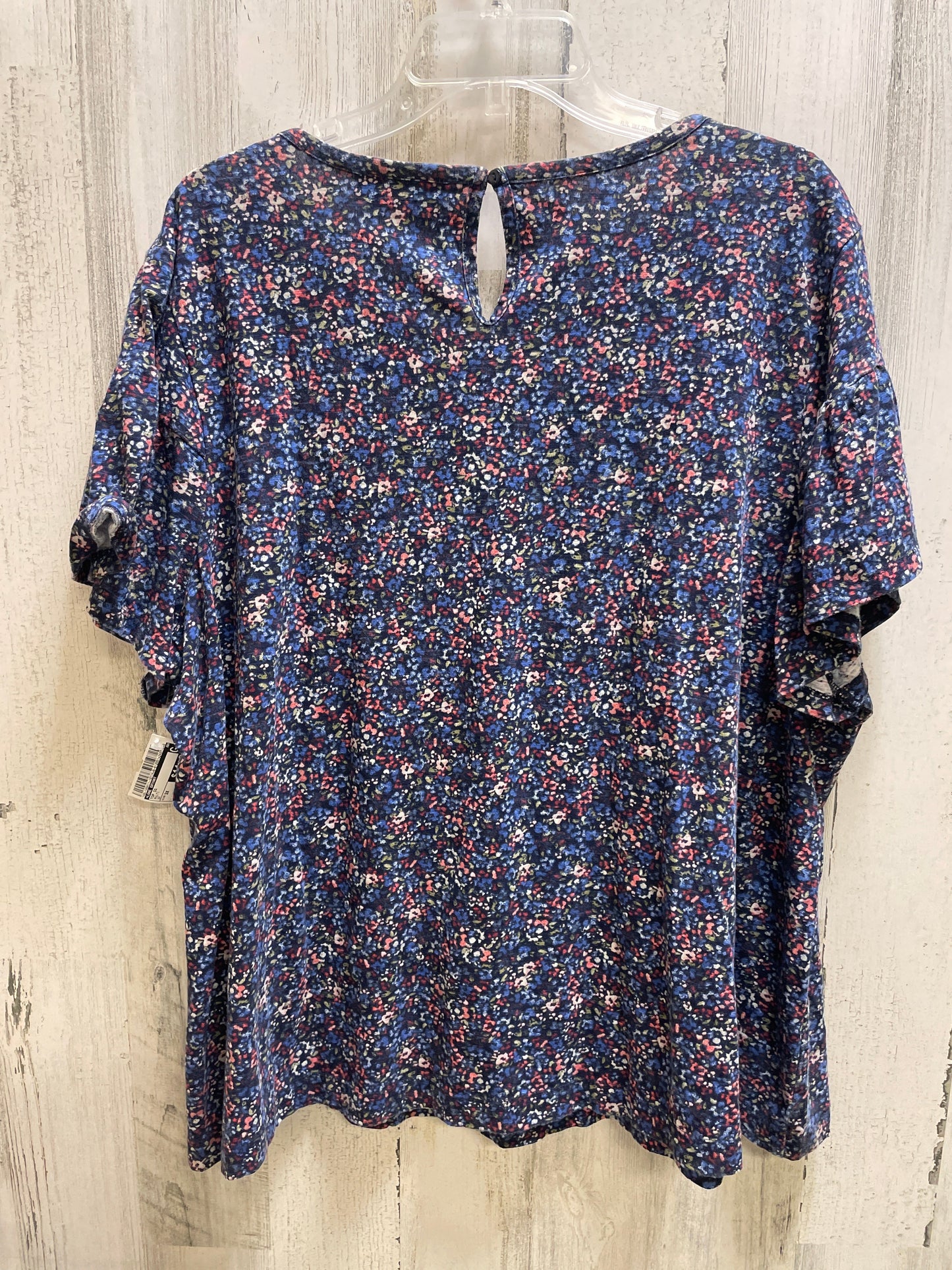 Top Short Sleeve By Lane Bryant In Multi-colored, Size: 3x